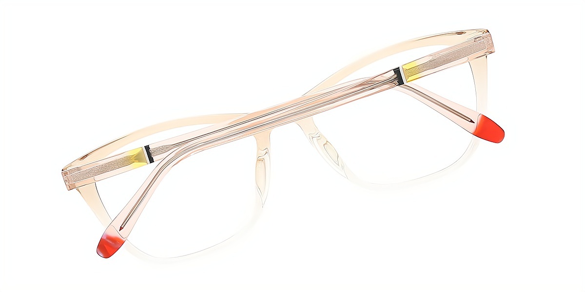 Brown Gradient Cat Eye Elegant TR90 Eyeglasses