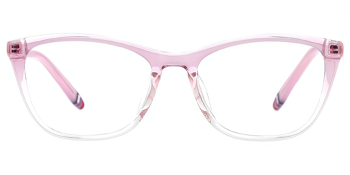 Pink Purple Cat Eye Elegant TR90 Eyeglasses