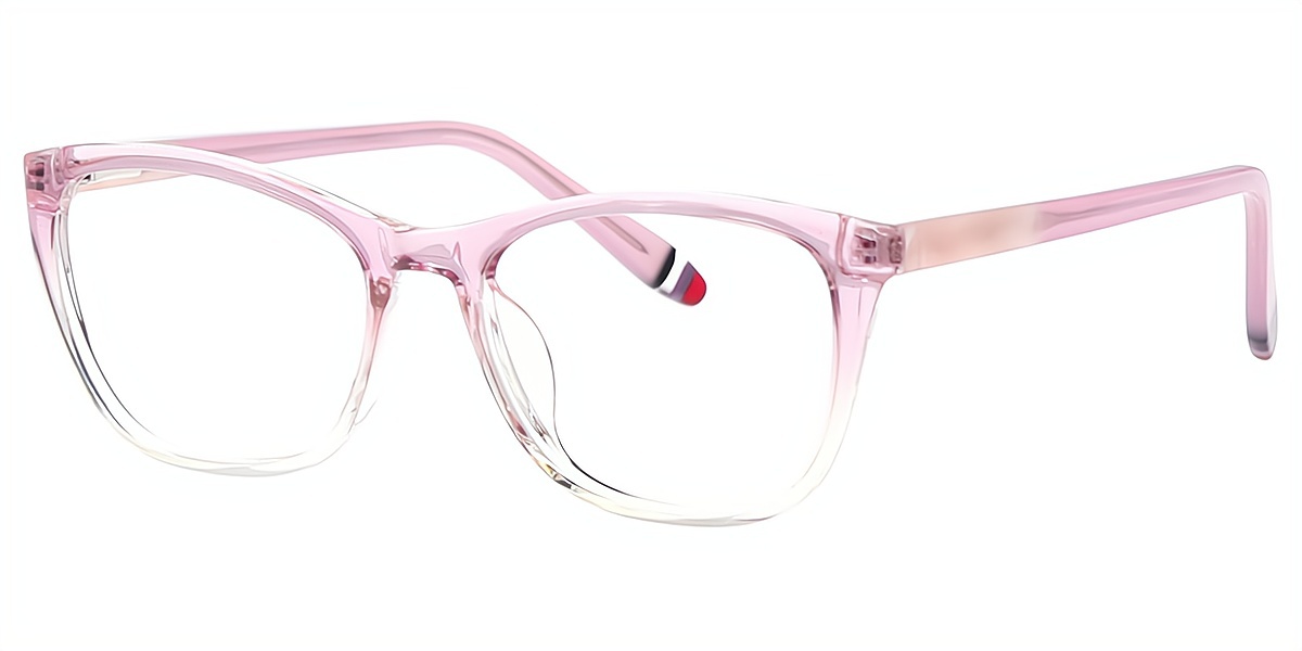 Pink Purple Cat Eye Elegant TR90 Eyeglasses