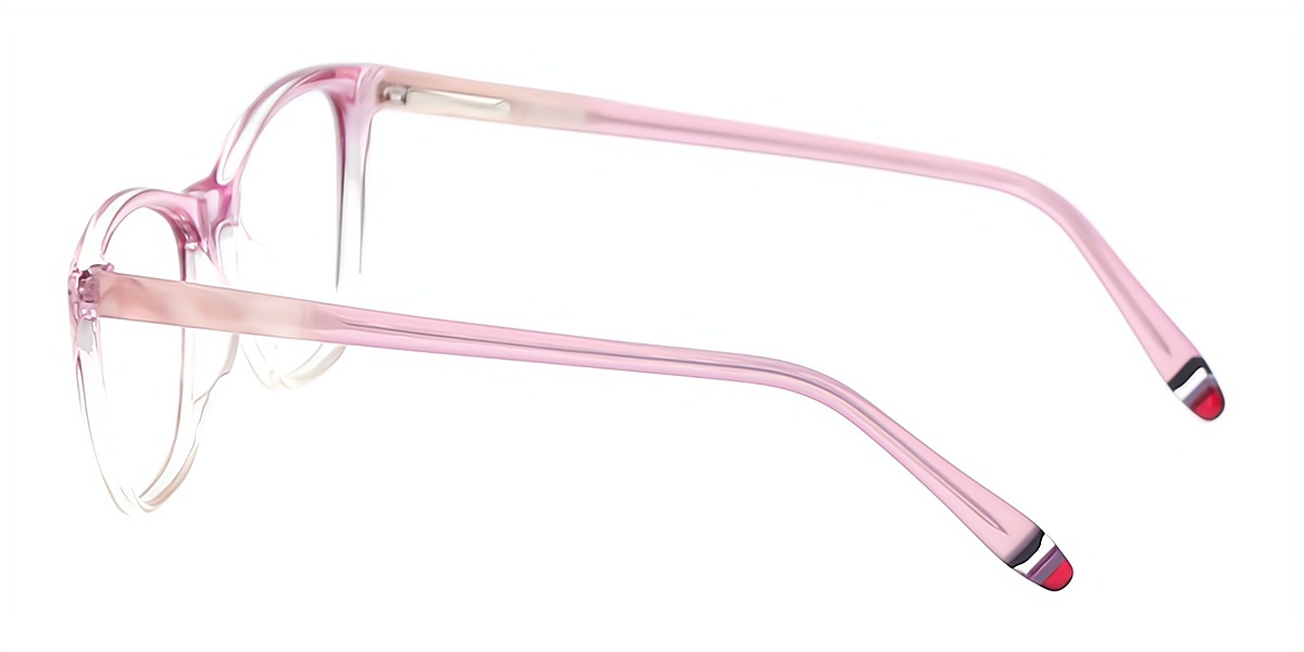 Pink Purple Cat Eye Elegant TR90 Eyeglasses