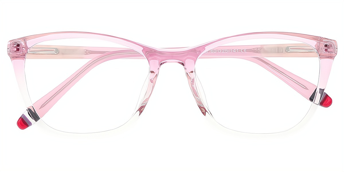 Pink Purple Cat Eye Elegant TR90 Eyeglasses