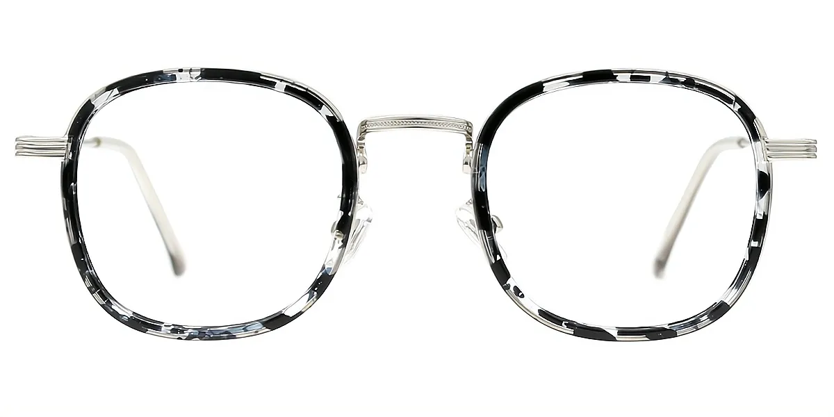 Mix Oval Chic Mixed Materials Eyeglasses