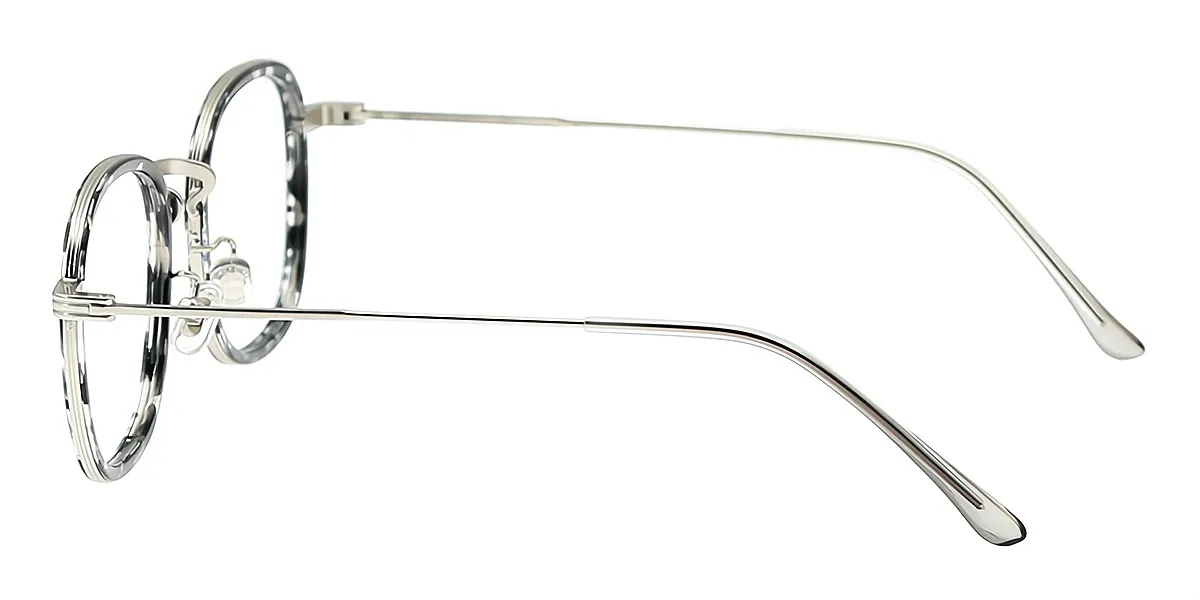 Mix Oval Chic Mixed Materials Eyeglasses