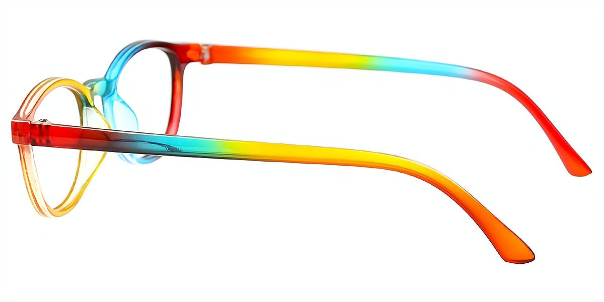 Multicolor Oval Modish Plastic Eyeglasses