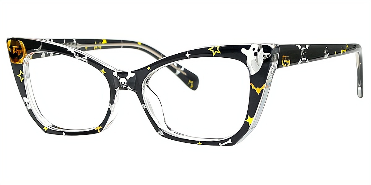 Black Cat Eye Chic TR90 Eyeglasses