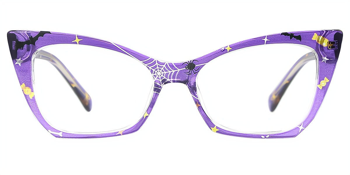 Purple Cat Eye Chic TR90 Eyeglasses