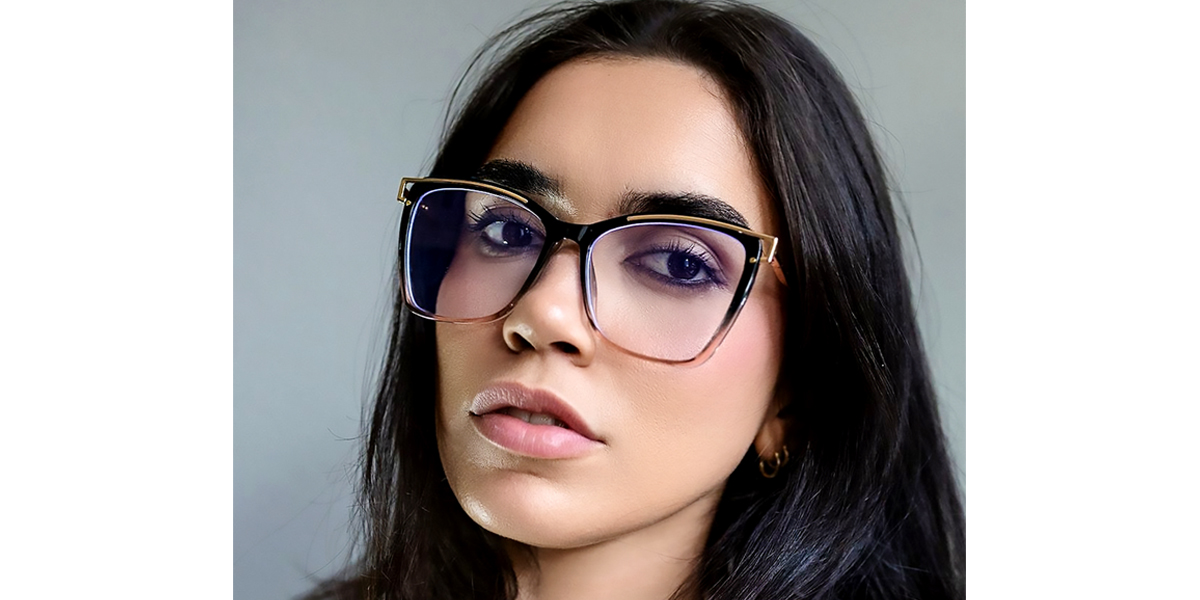 Mix Butterfly Unique Mixed Materials Eyeglasses