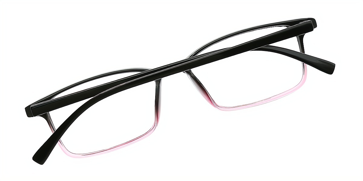 Mix Rectangle Simple Plastic Eyeglasses