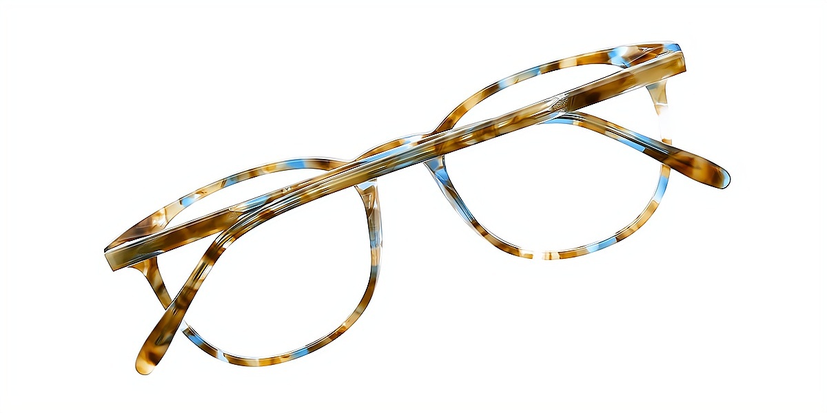 Mix Oval Elegant Acetate Eyeglasses