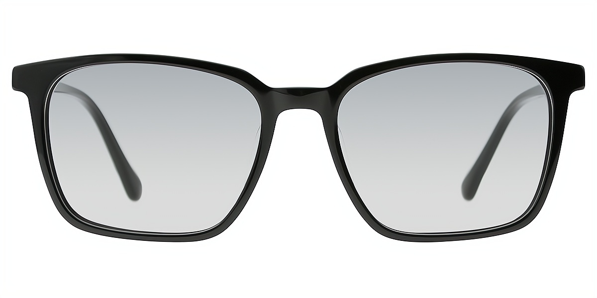 Black Horn Simple Acetate Eyeglasses