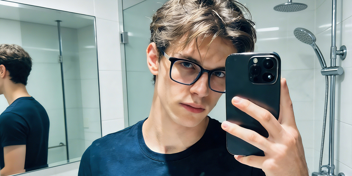 Blue Horn Simple Acetate Eyeglasses