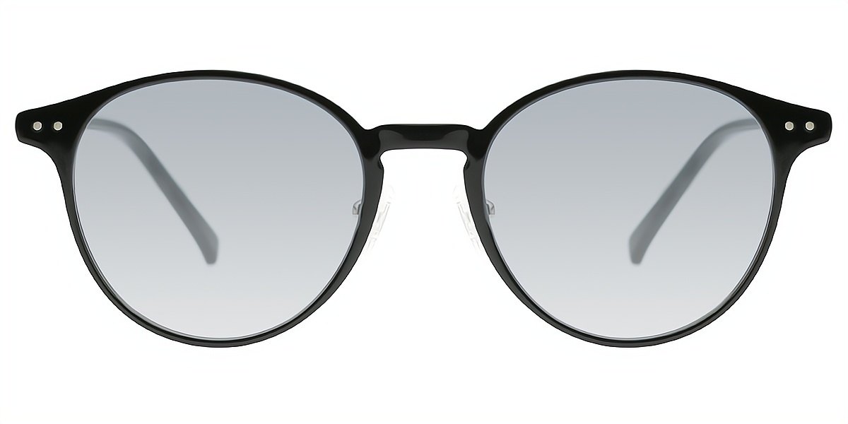 Black Round Classic TR90 Eyeglasses