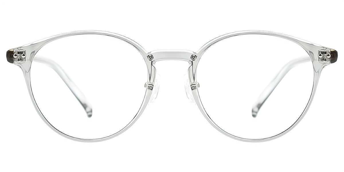 Gray Oval Classic TR90 Eyeglasses