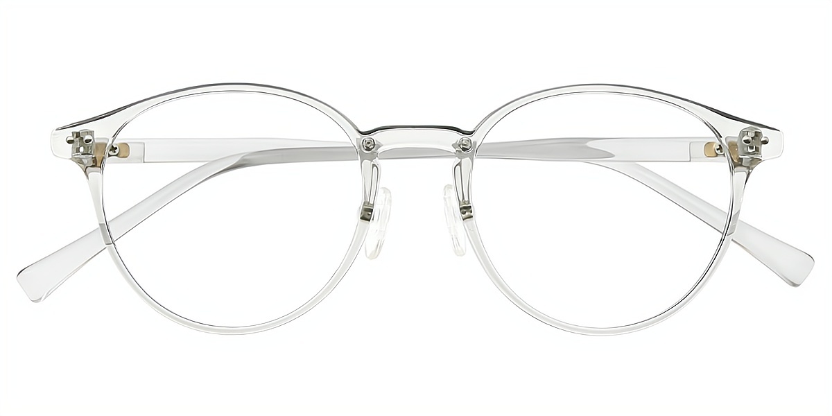 Gray Oval Classic TR90 Eyeglasses