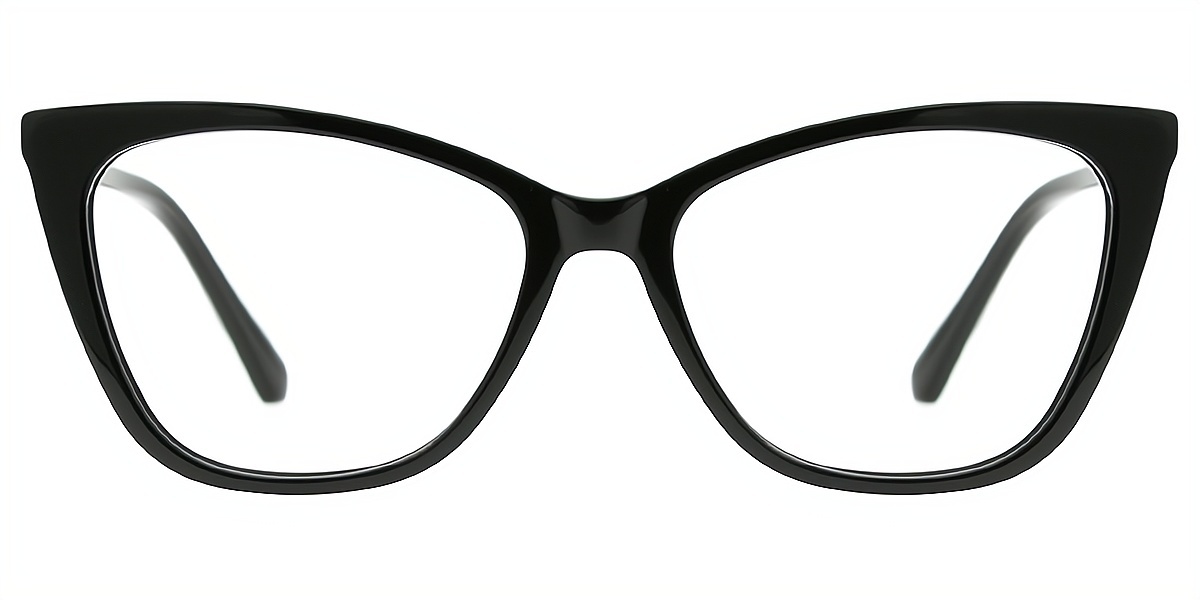 Black Cat Eye Classic Acetate Eyeglasses