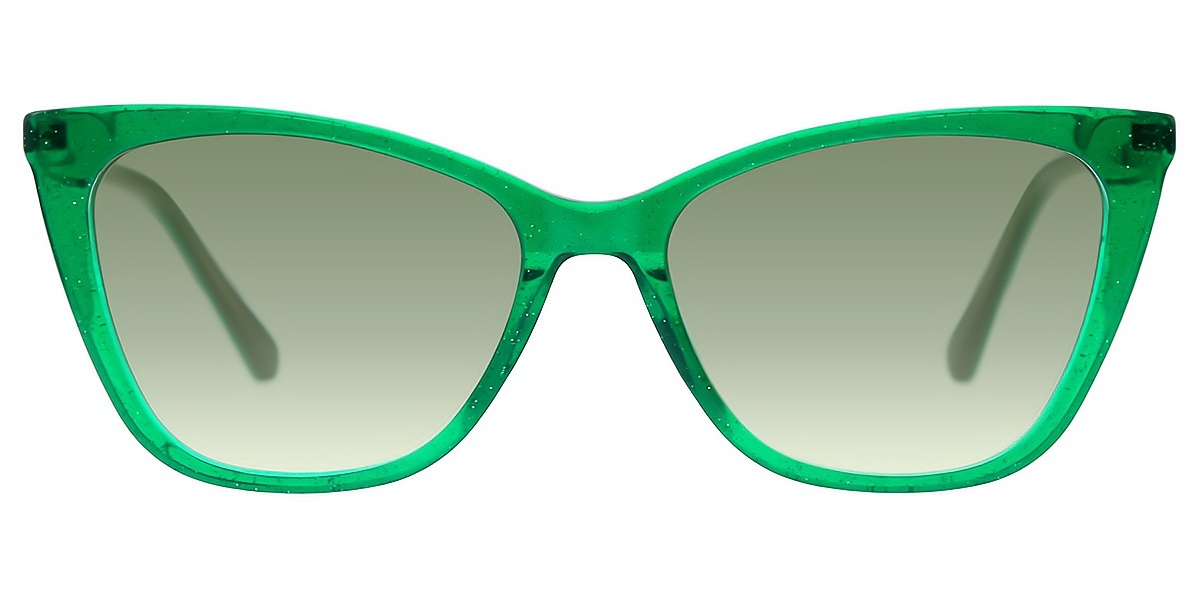 Green Cat Eye Classic Acetate Eyeglasses