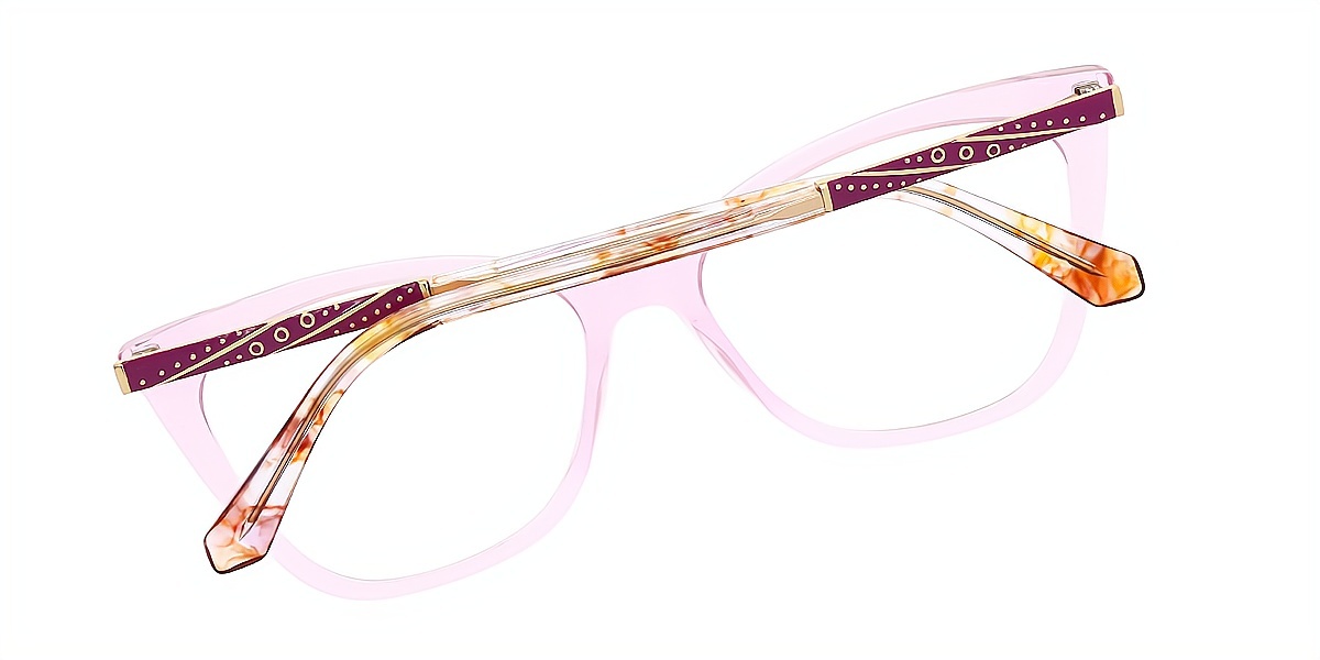 Light Purple Cat Eye Classic Acetate Eyeglasses