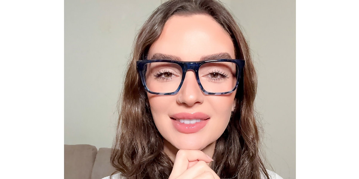 Mix Rectangle Chic Acetate Eyeglasses