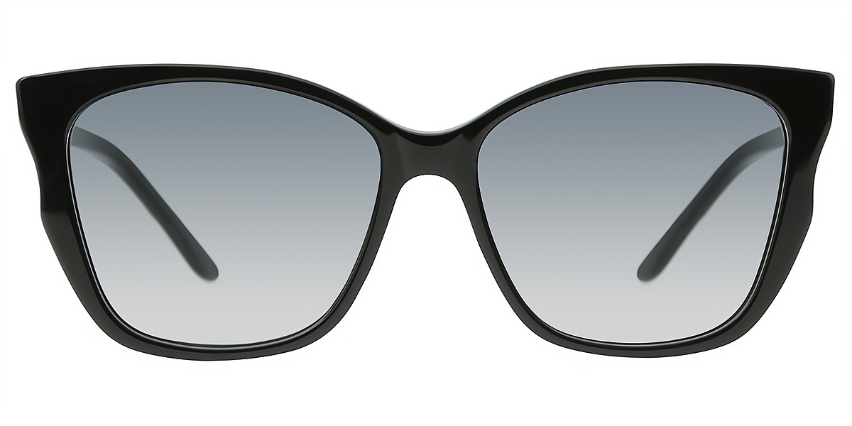 Black Butterfly Ornate Acetate Eyeglasses