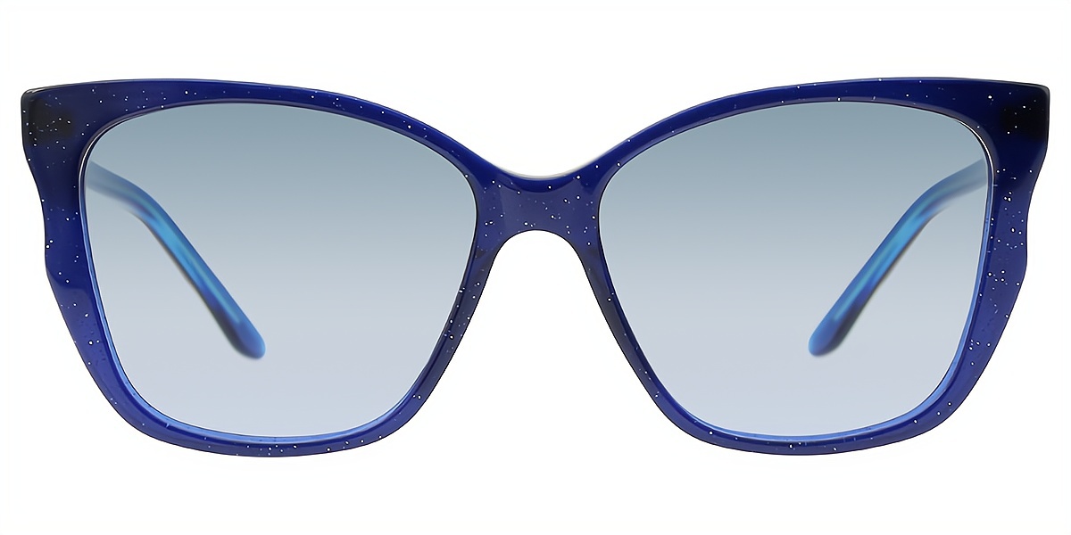 Blue Butterfly Ornate Acetate Eyeglasses