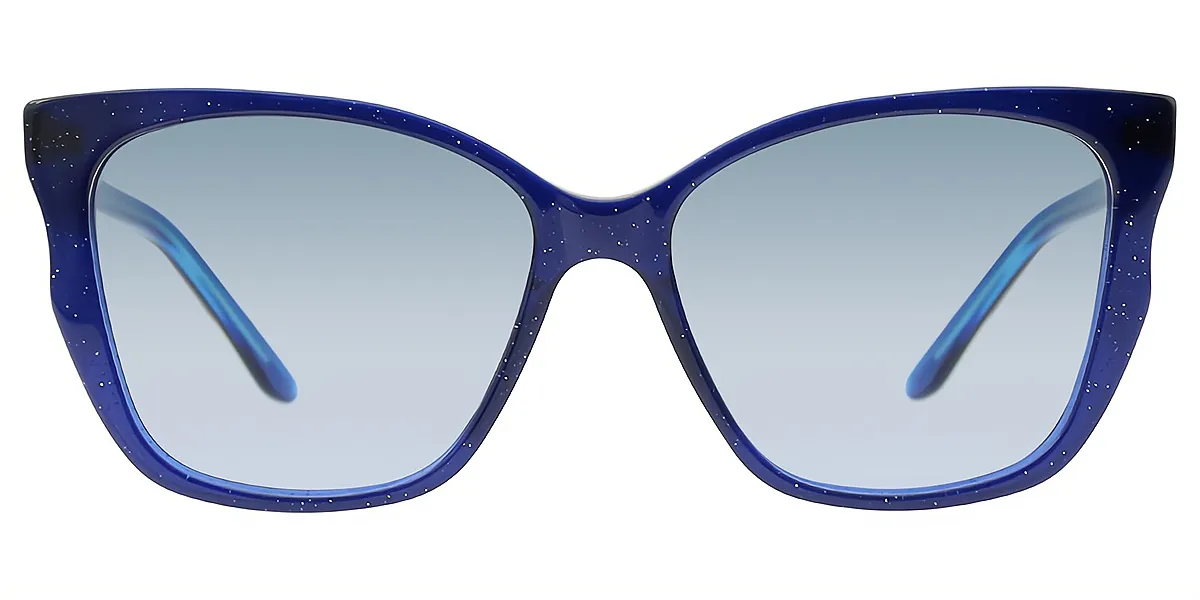 Blue Butterfly Ornate Acetate Eyeglasses