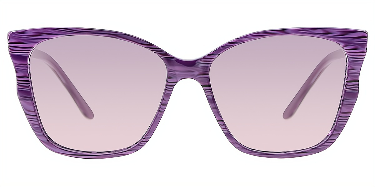 Purple Butterfly Ornate Acetate Eyeglasses