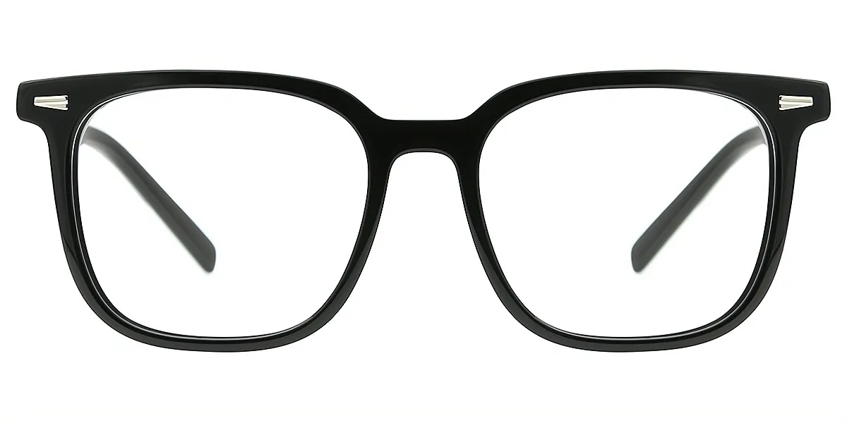 Black Square Classic Acetate Eyeglasses