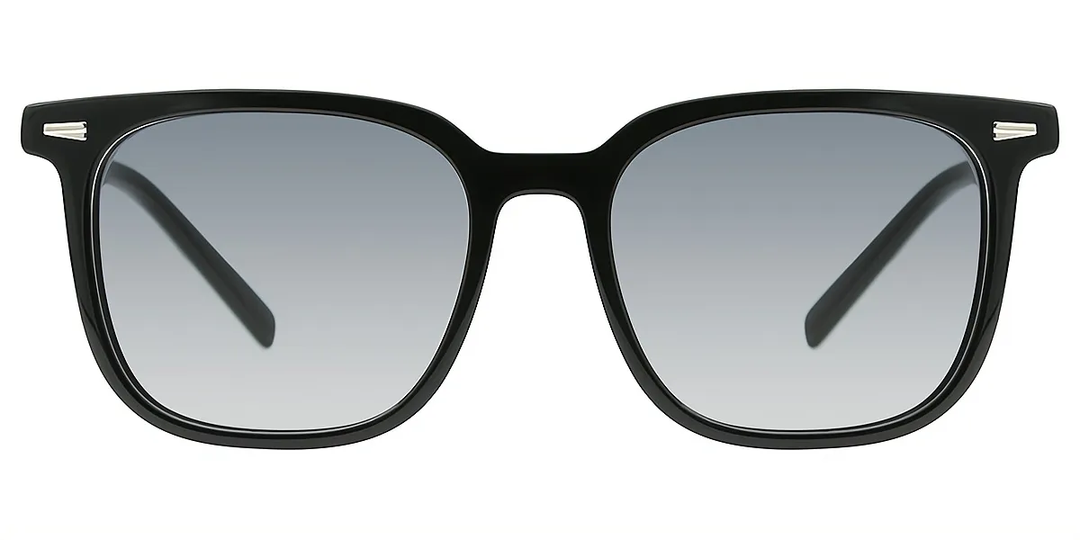 Black Square Classic Acetate Eyeglasses