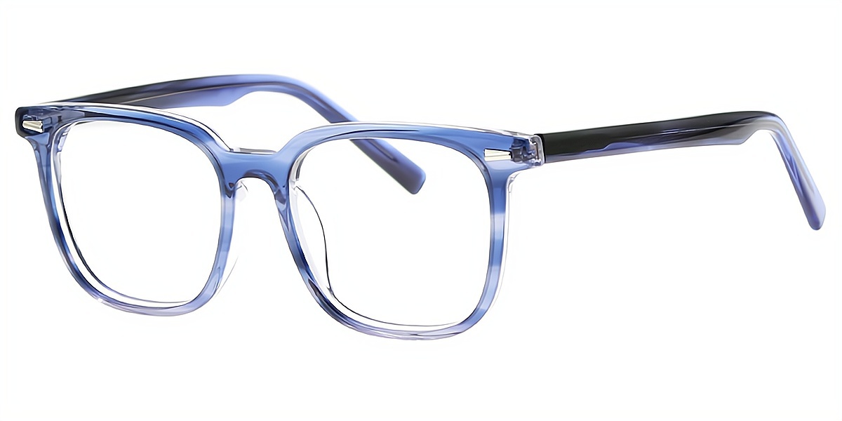 Blue Square Classic Acetate Eyeglasses