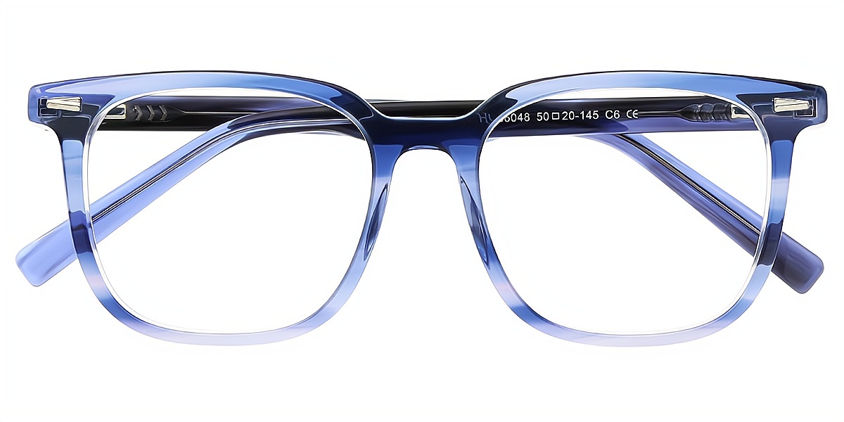 Blue Square Classic Acetate Eyeglasses