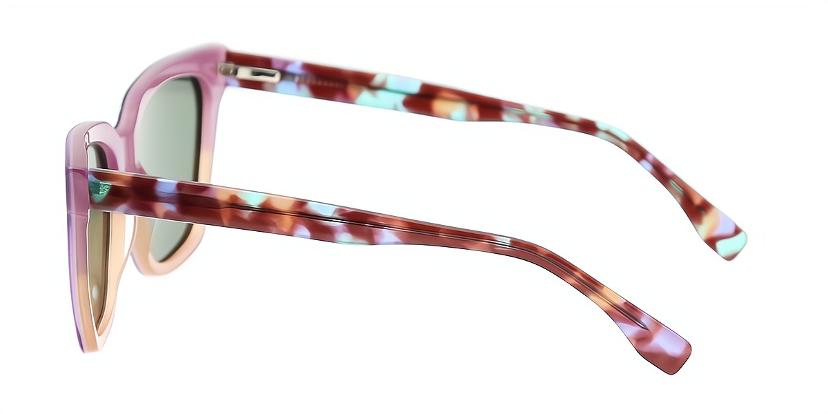 Purple Butterfly Unique Oversized Acetate Eyeglasses