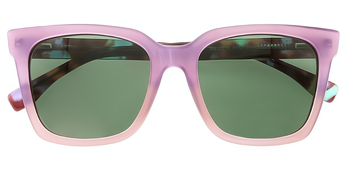 Purple Butterfly Unique Oversized Acetate Eyeglasses