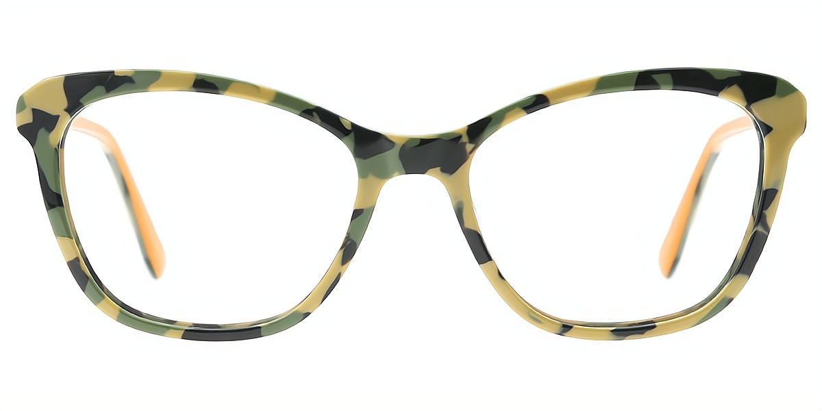 Green Butterfly Chic Acetate Eyeglasses