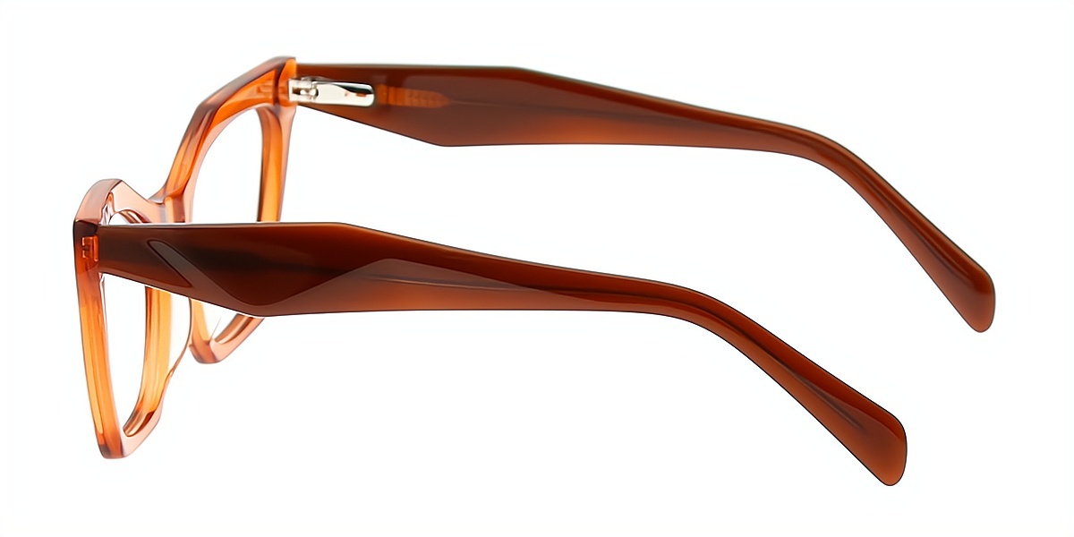 Orange Butterfly Unique Acetate Eyeglasses