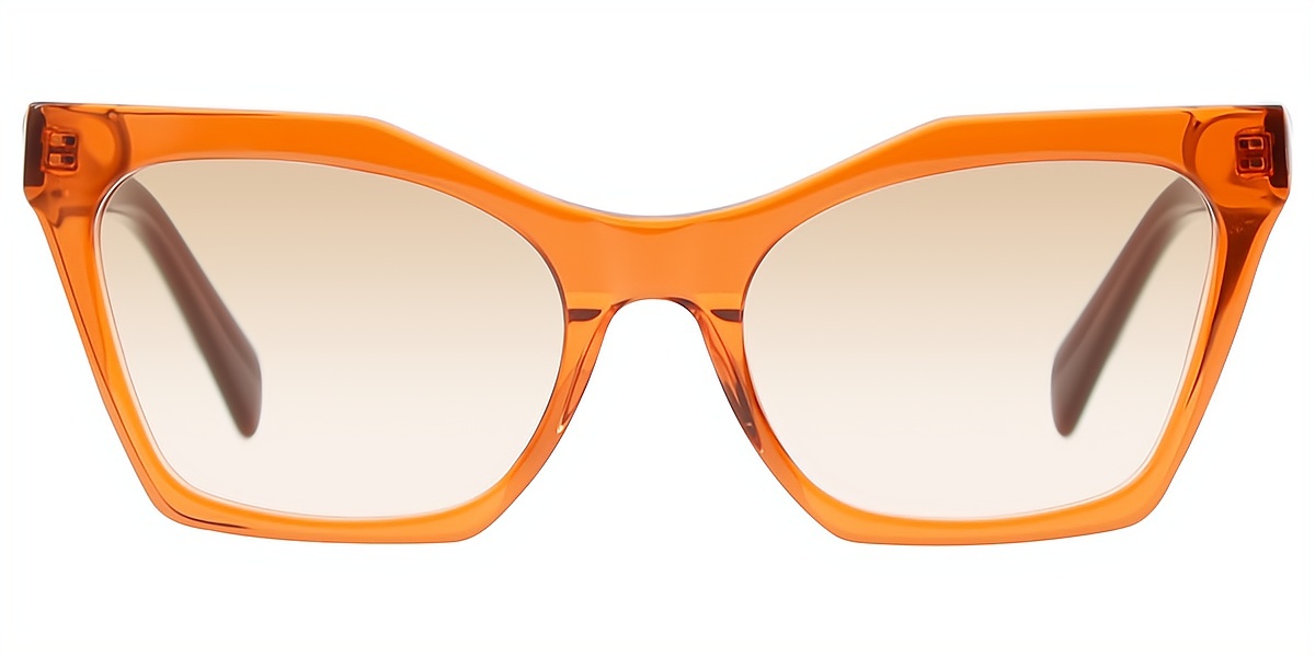 Orange Butterfly Unique Acetate Eyeglasses