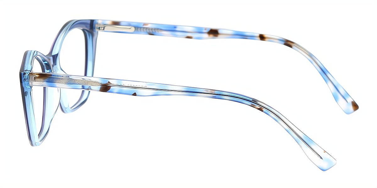 Blue Cat Eye Chic Acetate Eyeglasses