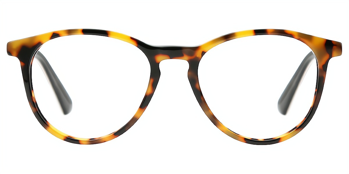 Tortoise Oval Classic Horn Acetate Eyeglasses