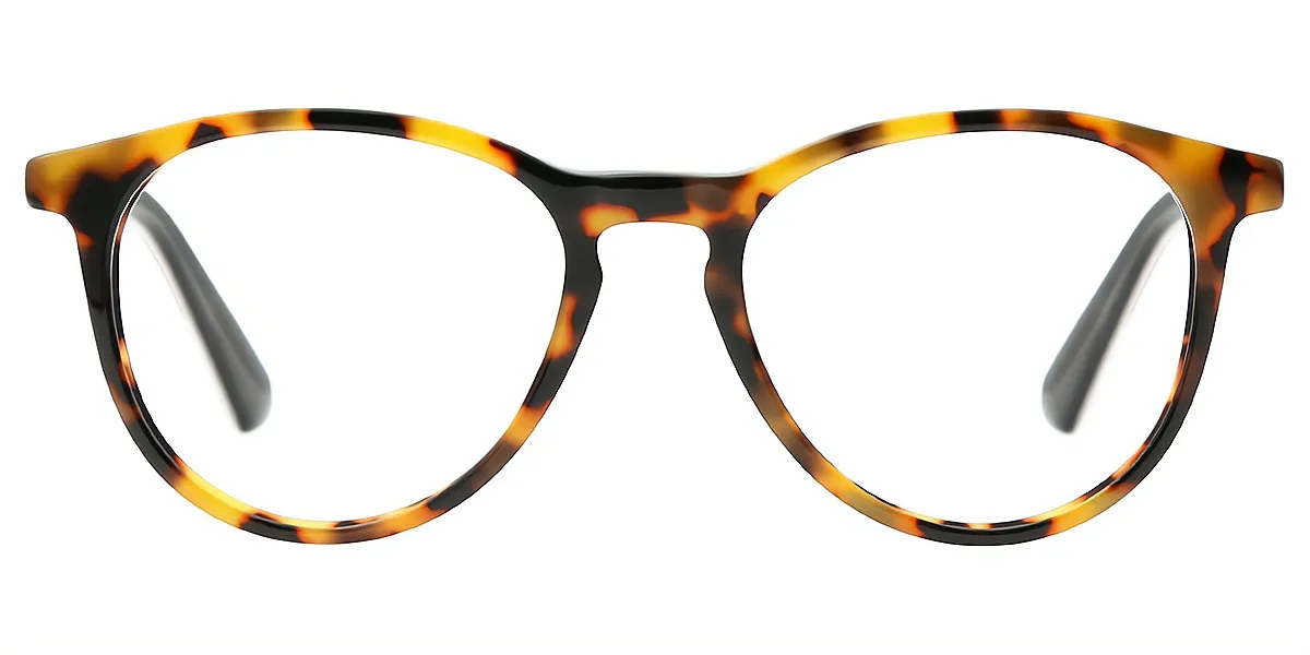 Tortoise Oval Classic Horn Acetate Eyeglasses
