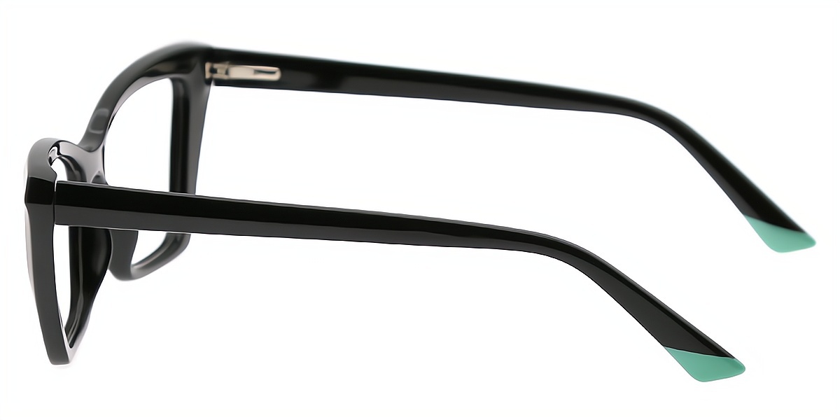Black Cat Eye Hipster Oversized TR90 Eyeglasses