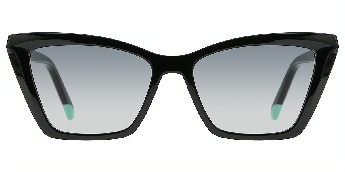 Black Cat Eye Hipster Oversized TR90 Eyeglasses
