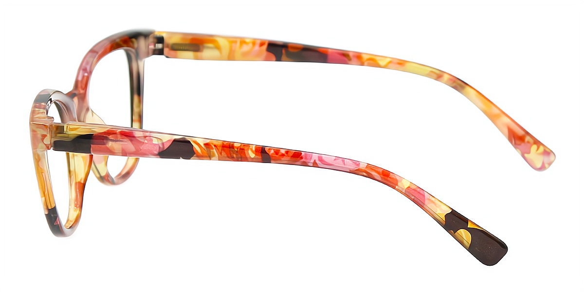 Floral Cat Eye Fancy TR90 Eyeglasses