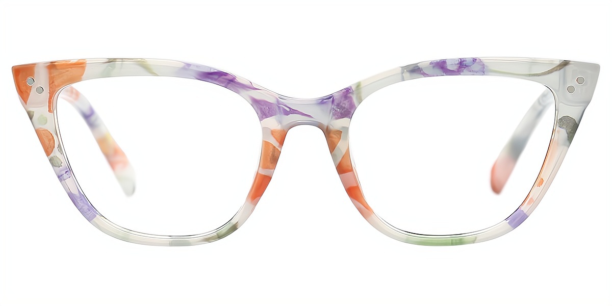 Mix Cat Eye Fancy TR90 Eyeglasses