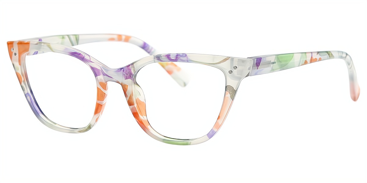 Mix Cat Eye Fancy TR90 Eyeglasses