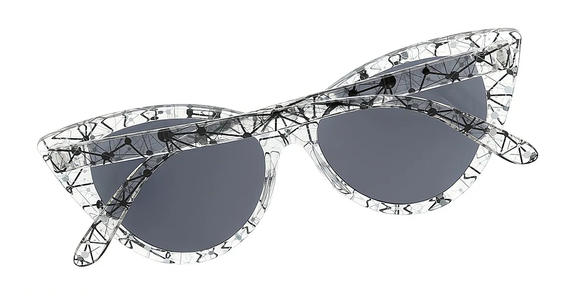 Mix Cat Eye Modish Plastic Eyeglasses