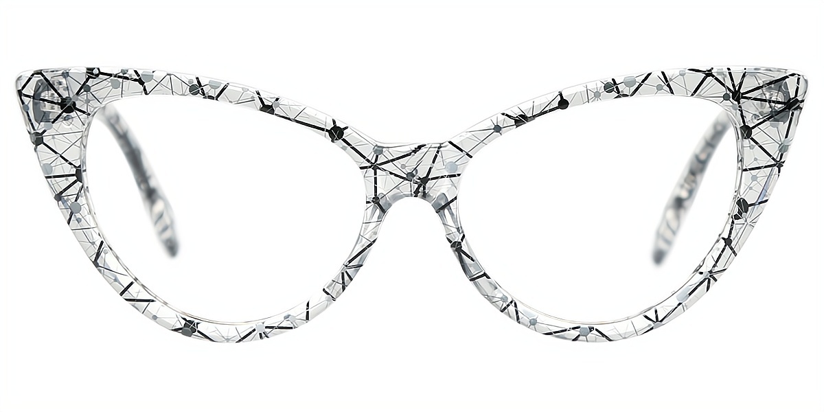 Mix Cat Eye Modish Plastic Eyeglasses