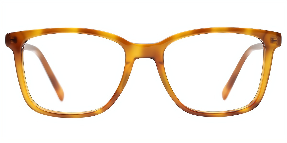 Orange Horn Elegant Acetate Eyeglasses