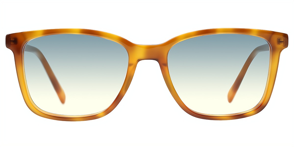 Orange Horn Elegant Acetate Eyeglasses