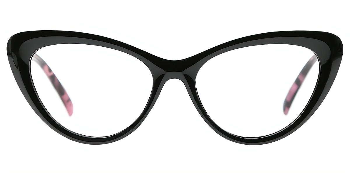 Renata #2000 Blue Cat Eye Chic Plastic Eyeglasses | Muukal.com