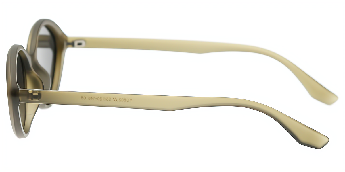 Green Oval Retro TR90 Eyeglasses