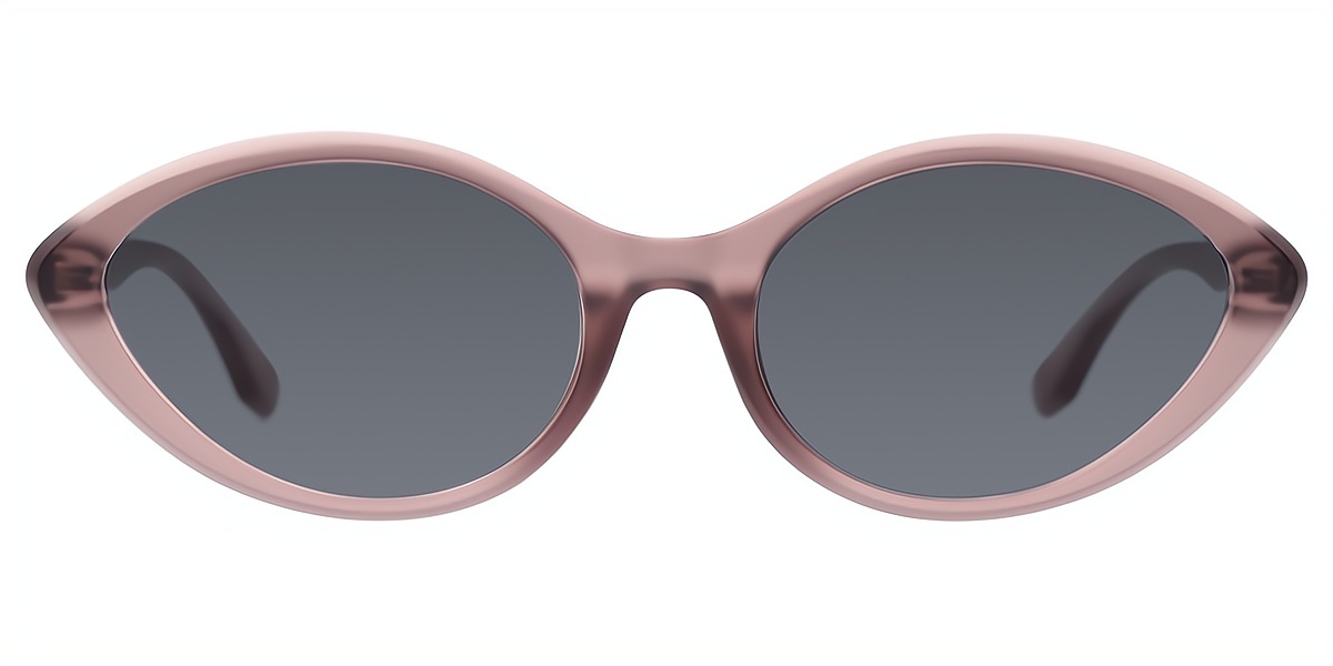 Purple Oval Retro TR90 Eyeglasses